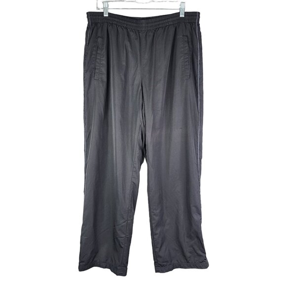 Mens Black Express Relaxed Fit Track Pants Polyester Lining Athletic Size XL - Picture 1 of 14
